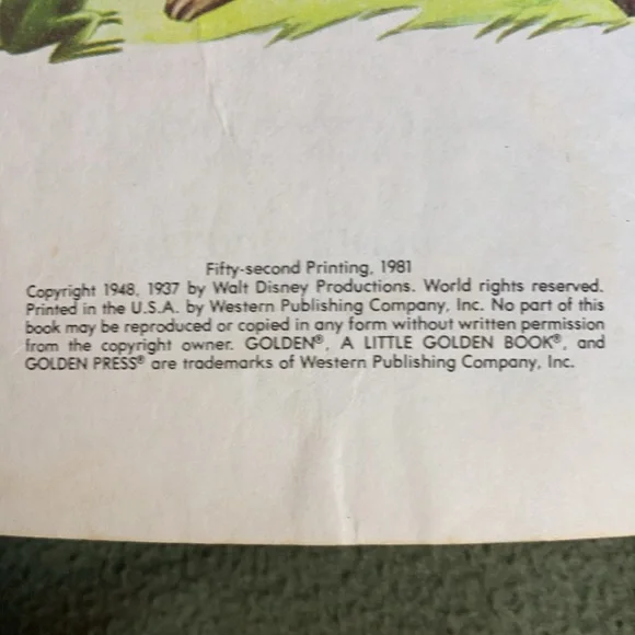 Vintage Little Golden Books from the 1980’s. Set of 4. Approximately 6 3/4” x 8” - Picture 7 of 15